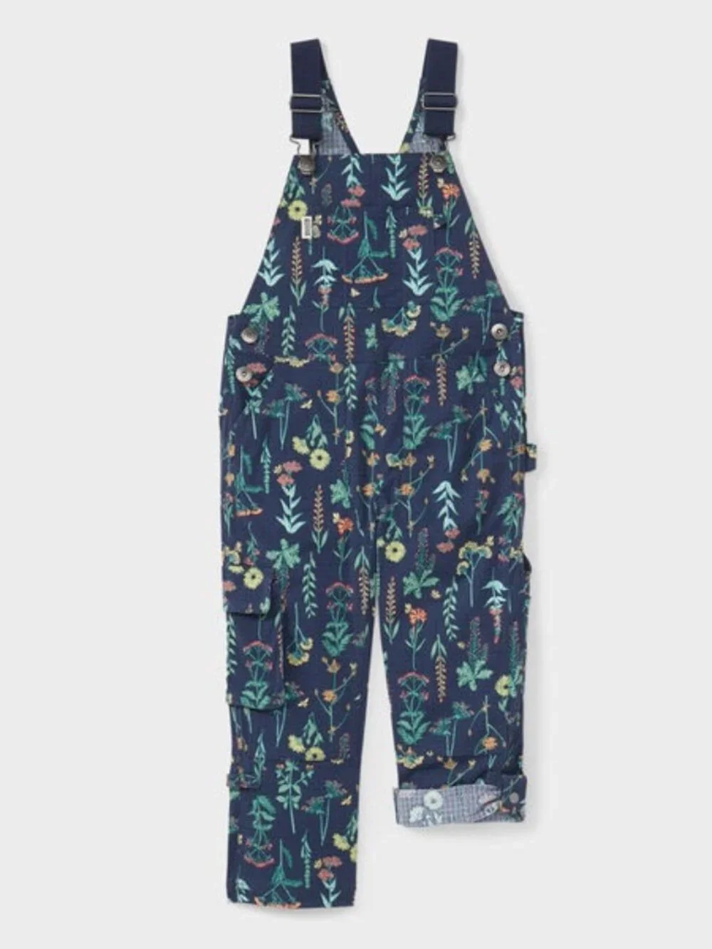 Duluth Trading Heirloom Gardening Bibs Floral Girls Size 6 Overalls Adjustable